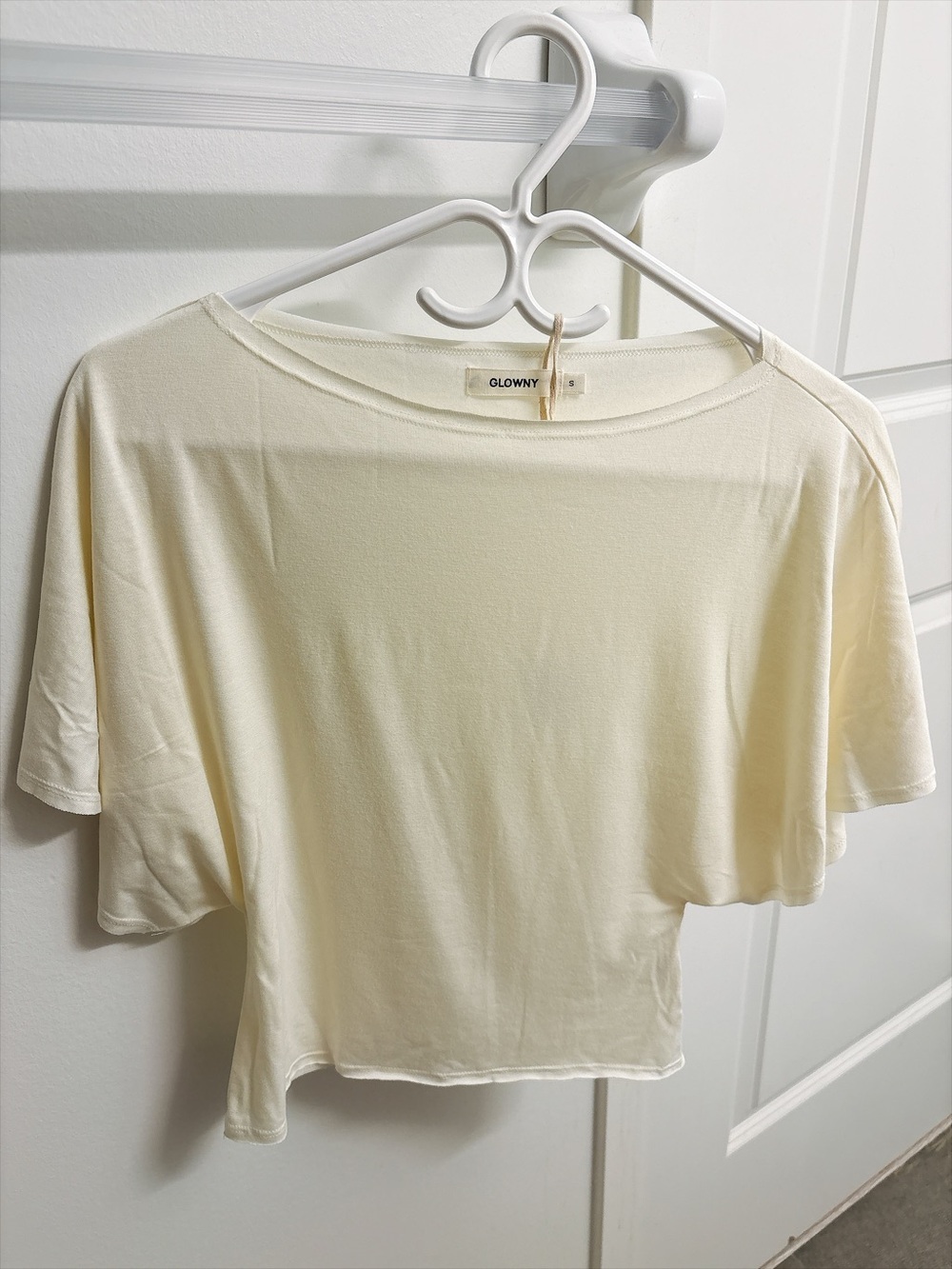 GLOWNY Core Half Tee (Ivory) size S